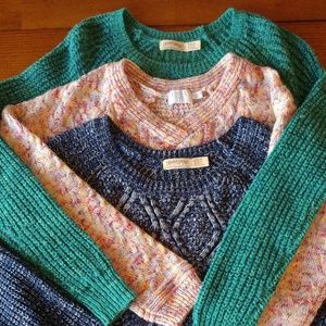 3 Sweater Bundle Sizes M(1),L(2) ⭐LIKE NEW⭐